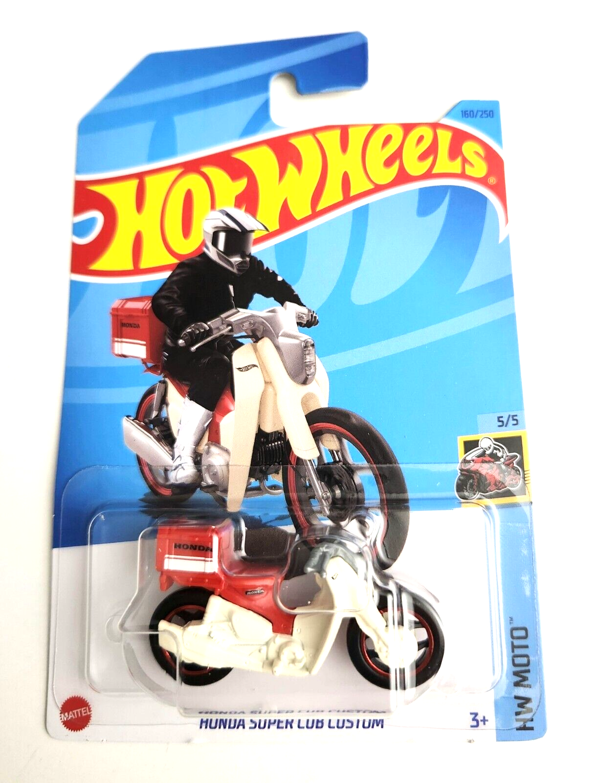 Hot Wheels Honda Super Cub Custom Red 160 2023 HW Moto Diecast Trading