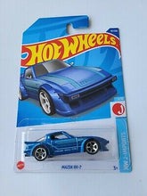 Load image into Gallery viewer, Hot Wheels Mazda RX-7 Blue #97 97/250 2022 HW J-Imports 1/10
