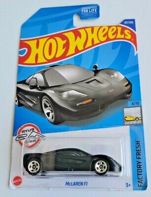 Hot Wheels Mclaren F1 Black #107 107/250 2022 Factory Fresh 4/10