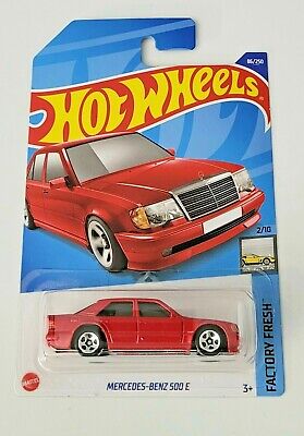 Hot Wheels Mercedes-Benz 500 E Red #86 86/250 2022 Factory Fresh 2/10