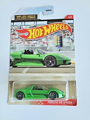 Hot Wheels Porsche 918 Spyder Green #3 3/5 2021 1/4 Mile Finals 3/5