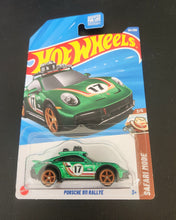 Load image into Gallery viewer, Hot Wheels Porsche 911 Rallye Green #154 - 2025 Safari Mode Super Treasure Hunt

