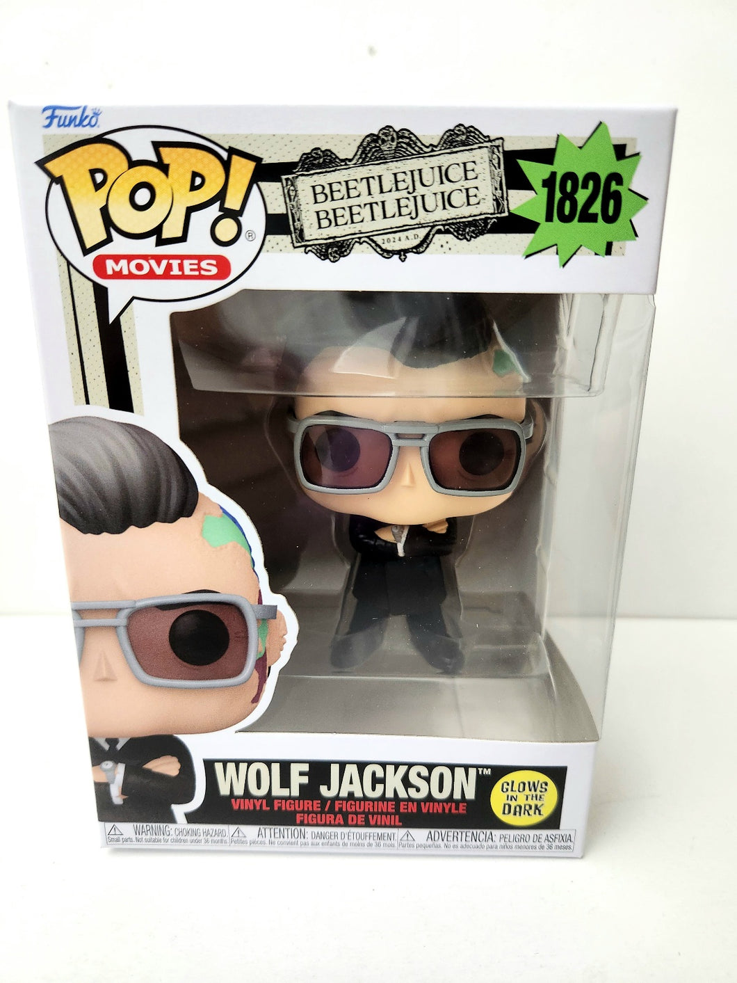 Funko POP! Movies - Beetlejuice 2 Wolf jackson Glows In The Dark 1826