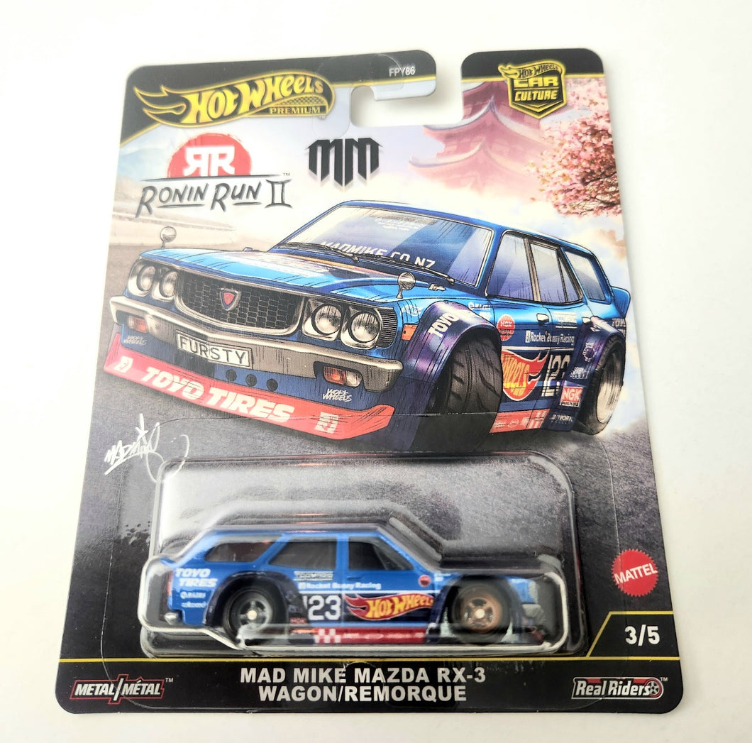 Hot Wheels Mad Mike Mazda RX-3 Wagon / Remorque 3/5 2025 Culture: Ronin Run II