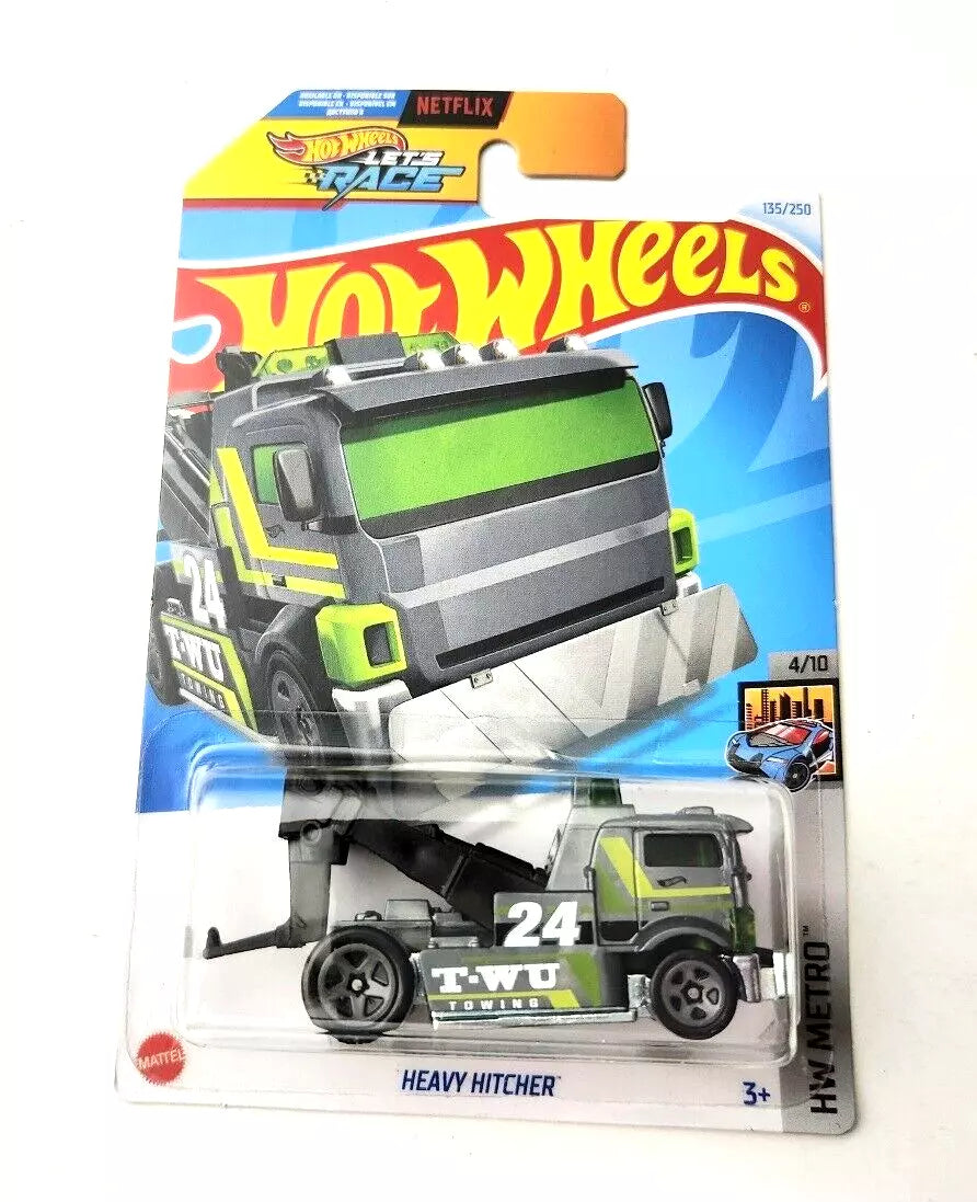 Hot Wheels Heavy Hitcher Gray #135 135/250 - 2024 HW Metro