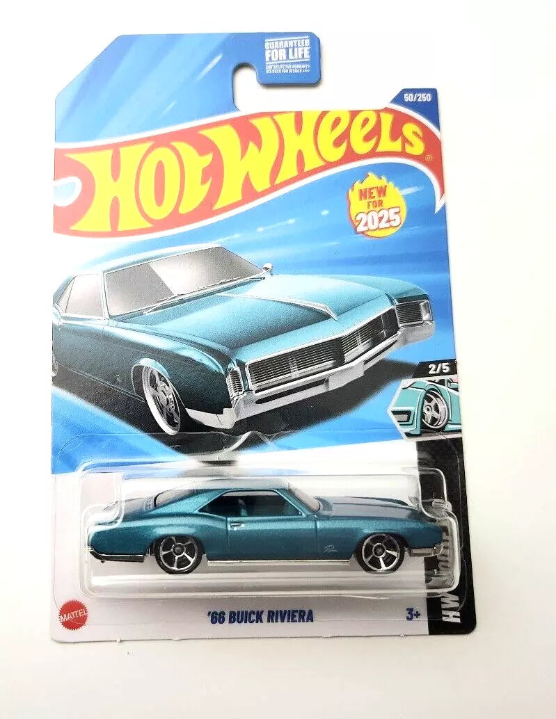 Hot Wheels '66 Buick Riviera Green #50 50/250 - 2025 HW Modified