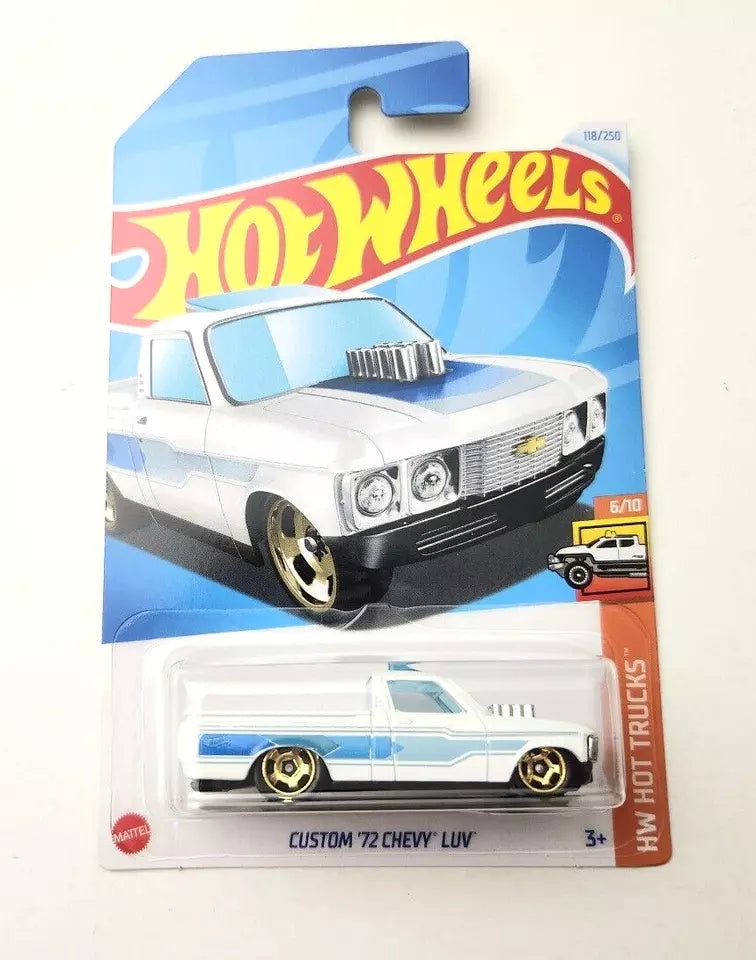 Hot Wheels Custom '72 Chevy Luv White #118 118/250 - 2024 HW Hot Trucks