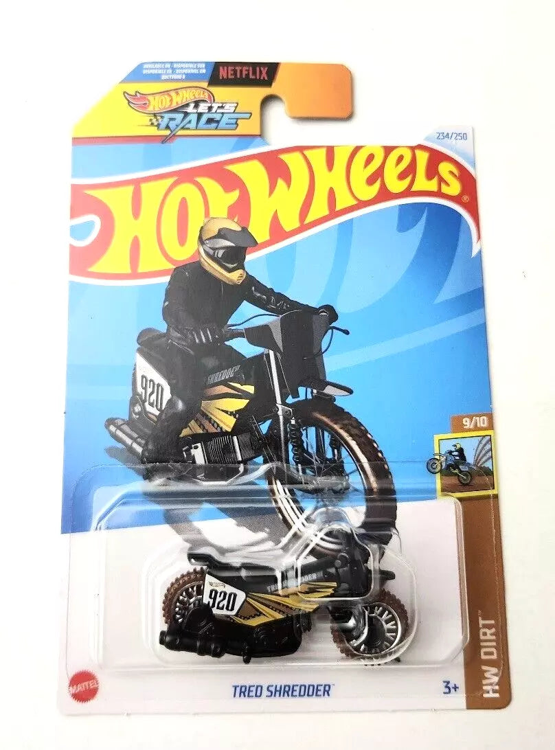 Hot Wheels Tred Shredder Black #234 234/250 - 2024 HW Dirt