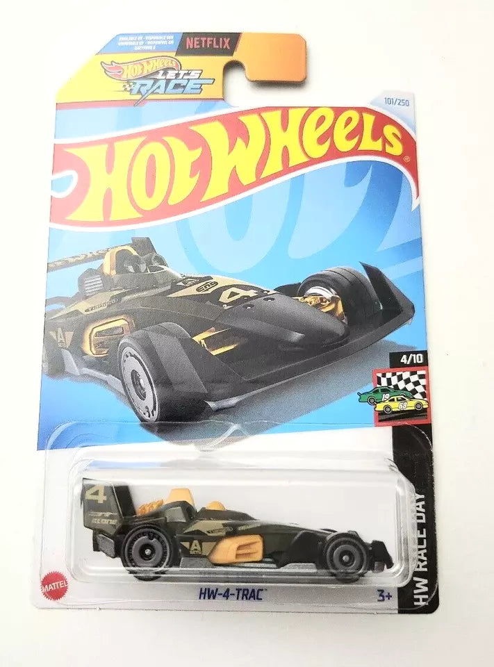 Hot Wheels HW-4-Trac Dark Olive #101 101/250 - 2024 HW Race Day