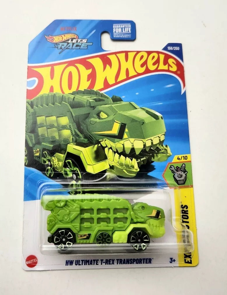 Hot Wheels HW Ultimate T-rex Transporter Green #156 156/250 - 2025 EXperimotors