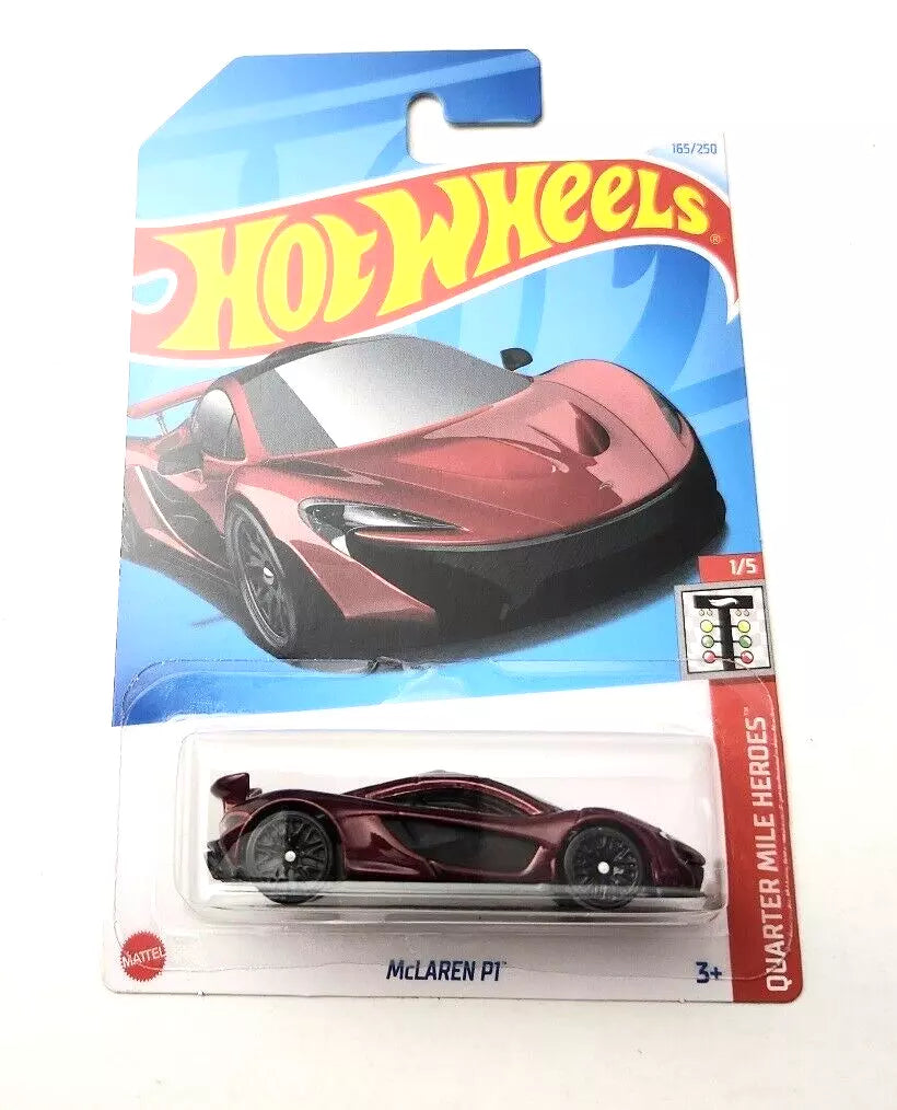 Hot Wheels McLaren P1 Red #165 165/250 - 2024 Quarter Mile Heroes