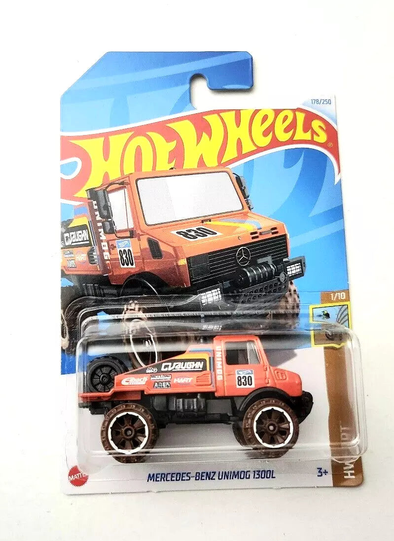 Hot Wheels Mercedes-Benz Unimog 1300L Orange #178 178/250 - 2024 HW Dirt