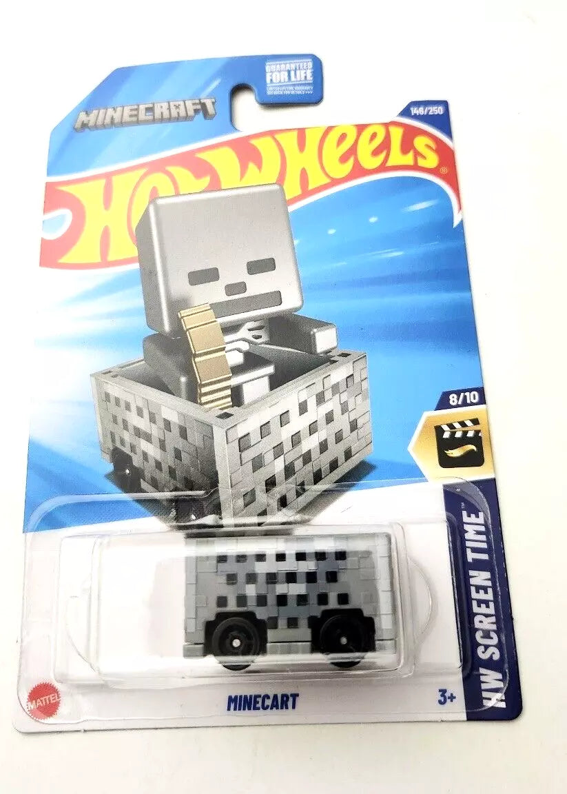 Hot Wheels Minecart Gray #146 - 2025 HW Screen Time