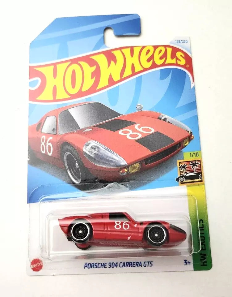 Hot Wheels Porsche 904 Carrera GTS Red #158 158/250 - 2024 HW Exotics