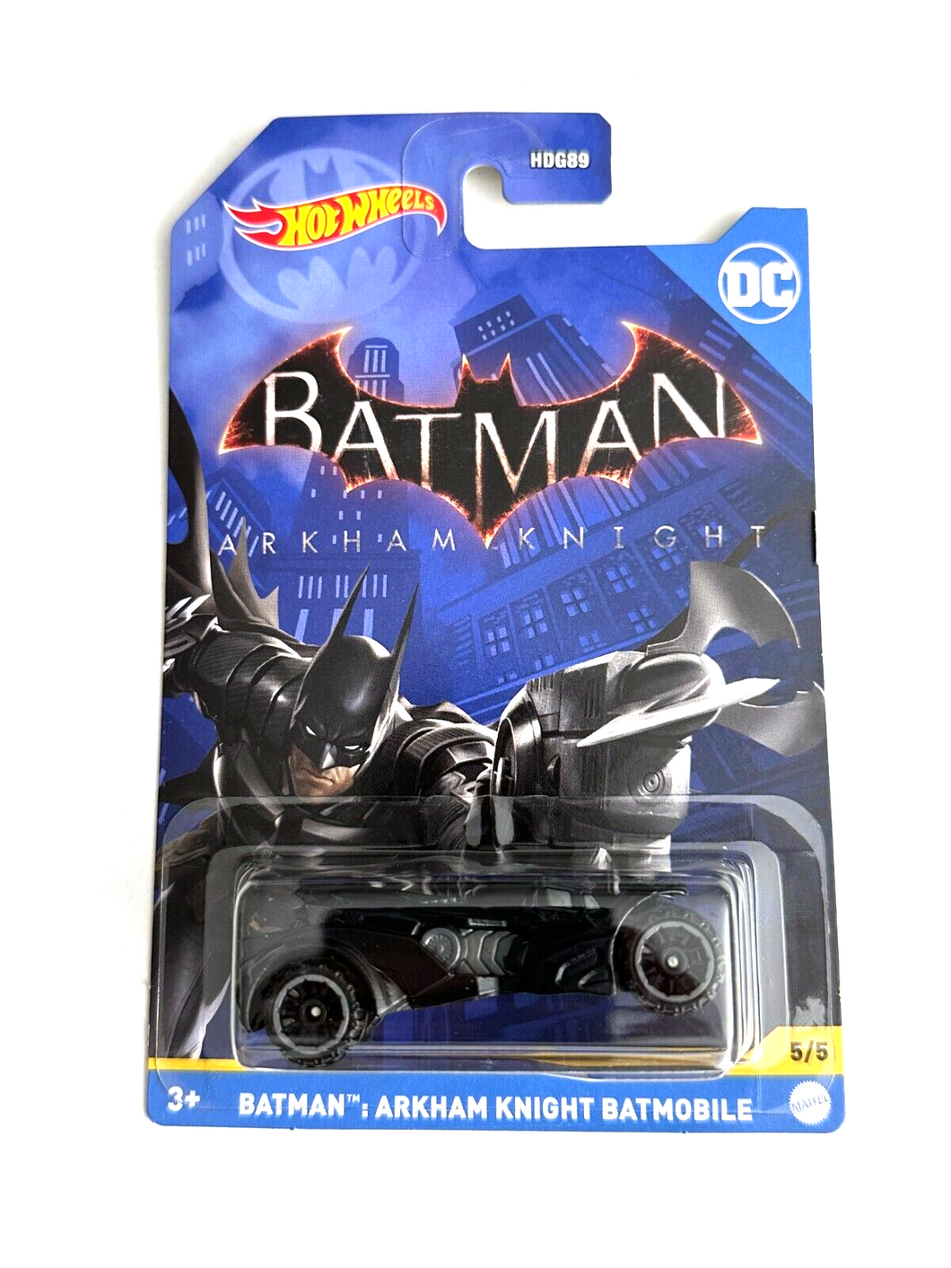 Hot Wheels Batman Arkham Knight Batmobile Black #5 - 2022 Batman