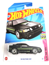 Load image into Gallery viewer, Hot Wheels &#39;84 Mustang SVO Black #25 - 2023 HW: The &#39;80s
