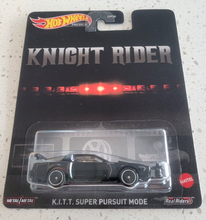 Load image into Gallery viewer, Hot Wheels K.I.T.T. Super Pursuit Mode Black  2022 Replica Entertainment: Knight
