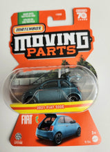 Load image into Gallery viewer, Matchbox 2021 Fiat 500E Teal #9 - 2023 Moving Parts
