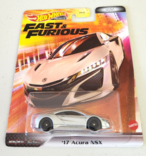 Load image into Gallery viewer, Hot Wheels &#39;17 Acura NSX Silver #5 - 2022 Replica Entertainment:Fast &amp; Furious
