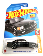 Load image into Gallery viewer, Hot Wheels &#39;89 Mercedes-Benz 560 SEC AMG Black #150 - 2023 HW Turbo
