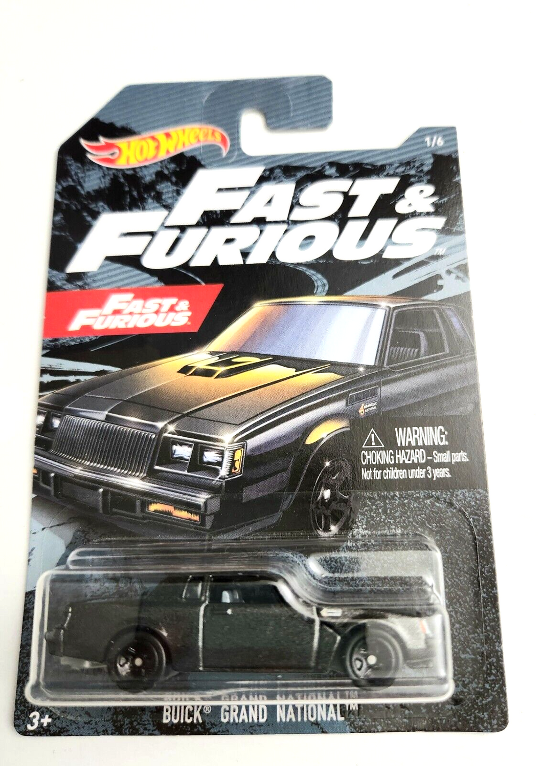 Hot Wheels Buick Grand National Dark Gray #1 - 2019 Fast & Furious