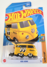 Load image into Gallery viewer, Hot Wheels Kool Kombi Mooneyes Yellow #49 - 2023 Surf&#39;s UP
