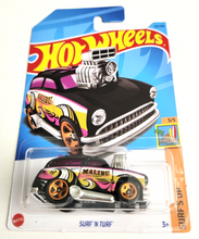 Load image into Gallery viewer, Hot Wheels Surf &#39;N Turf Malibu Black #122 - 2023 Surf&#39;s UP
