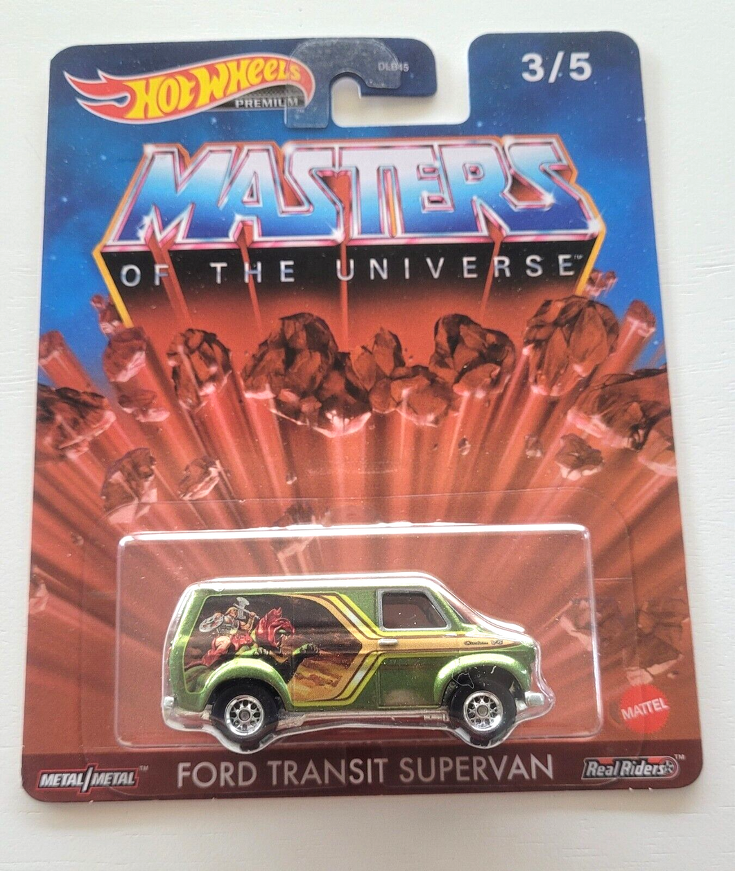 Hot Wheels Ford Transit Supervan Green #3 - 2022 Pop Culture: Mattel Brands