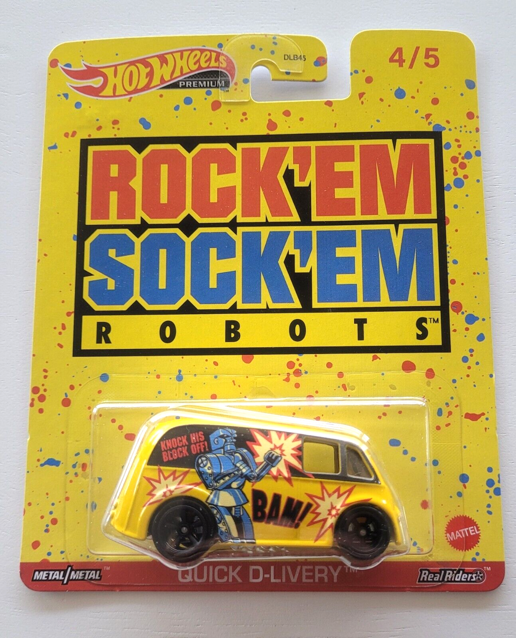 Hot Wheels Quick D-Livery Yellow #4 - 2022 Pop Culture: Mattel Brands