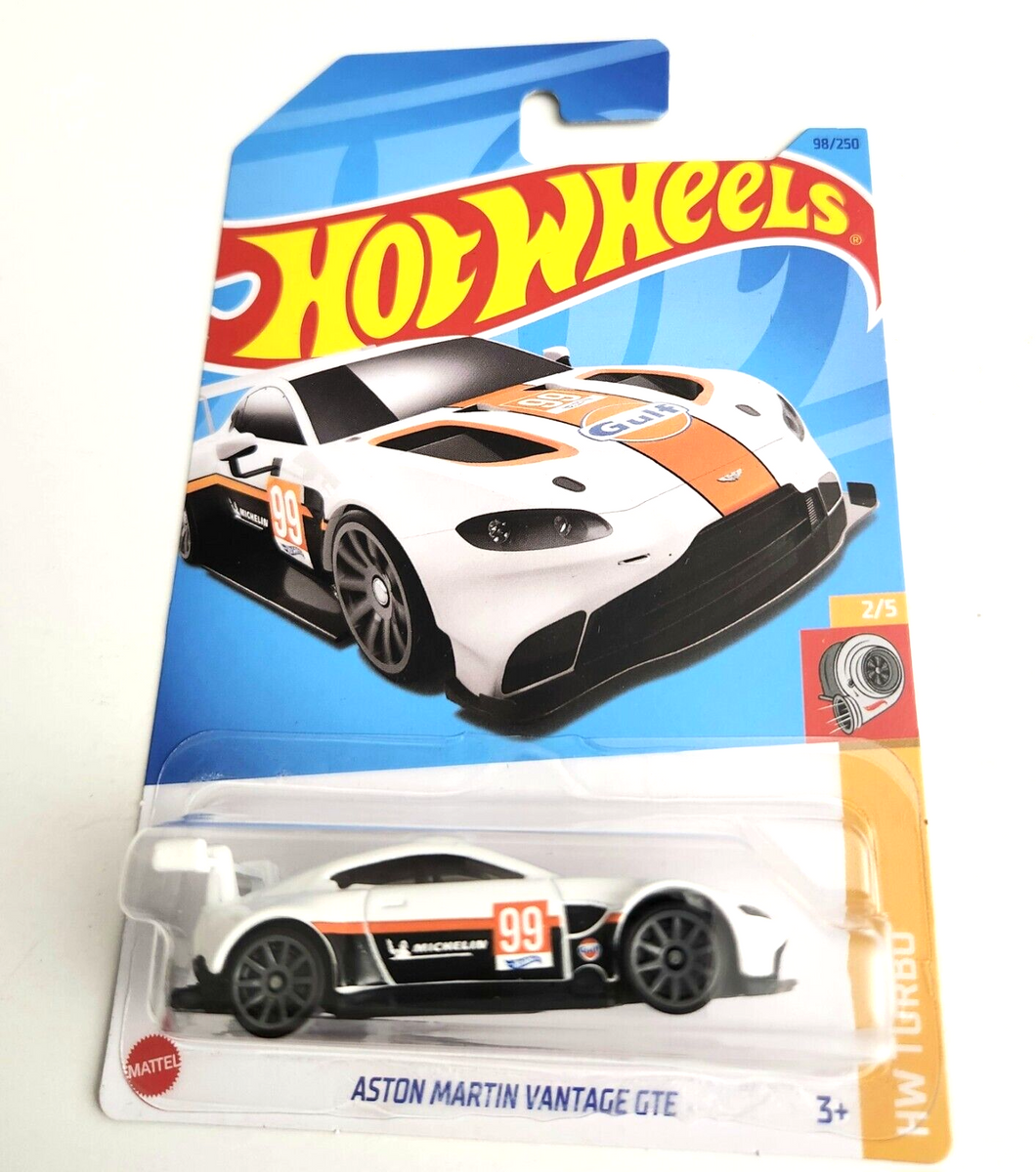 Hot Wheels Aston Martin Vantage GTE White #98 - 2023 HW Turbo - Gulf