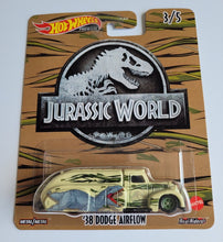 Load image into Gallery viewer, Hot Wheels &#39;38 Dodge Airflow Ivory #3 3/5 2022 Pop Culture: Jurassic World
