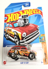 Load image into Gallery viewer, Hot Wheels Surf &#39;N Turf Malibu Red #122 - 2023 Surf&#39;s UP
