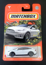 Load image into Gallery viewer, Matchbox Tesla Model X White #59 - 2022 Basic Car

