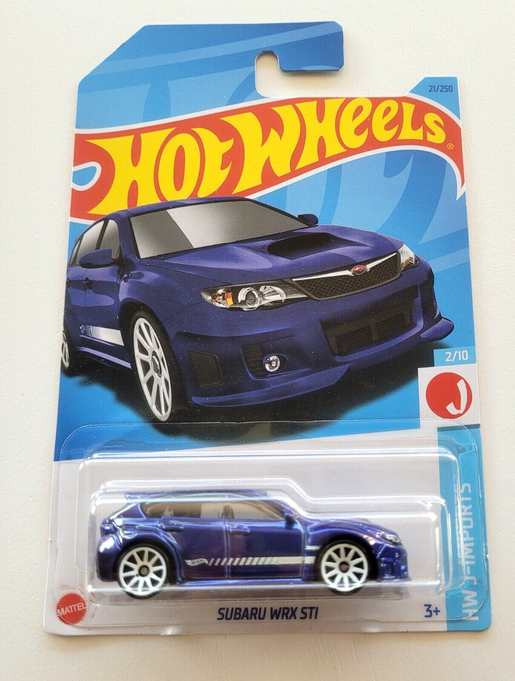 Hot Wheels Subaru WRX STI Blue #21 - 2023 HW J-Imports