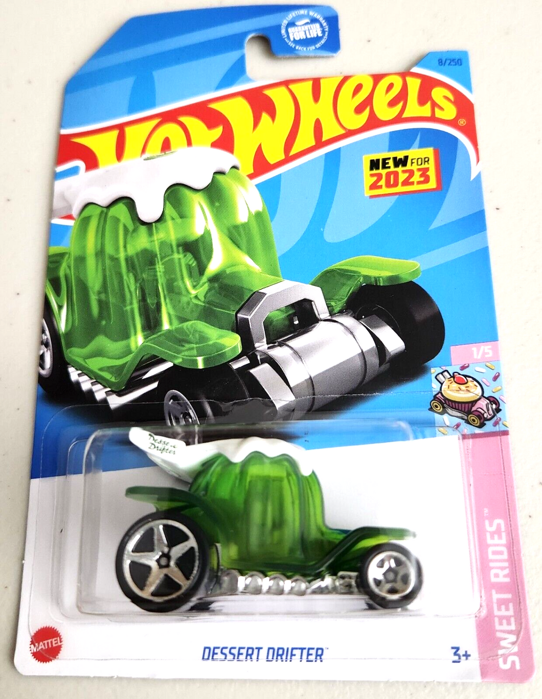 Hot Wheels Dessert Drifter Green #8 - 2023 Sweet Rides