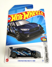 Load image into Gallery viewer, Hot Wheels Ford Mustang Mach-E 1400 Dark Blue #81 - 2023 HW Drag Strip
