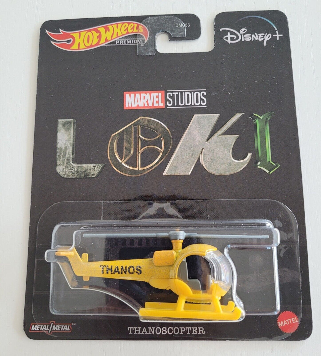 Hot Wheels Thanoscopter Yellow 2022 Replica Entertainment:Loki