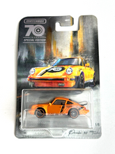 Load image into Gallery viewer, Matchbox &#39;80 Porsche 911 turbo Orange #1 - 2023 70 years Special edition
