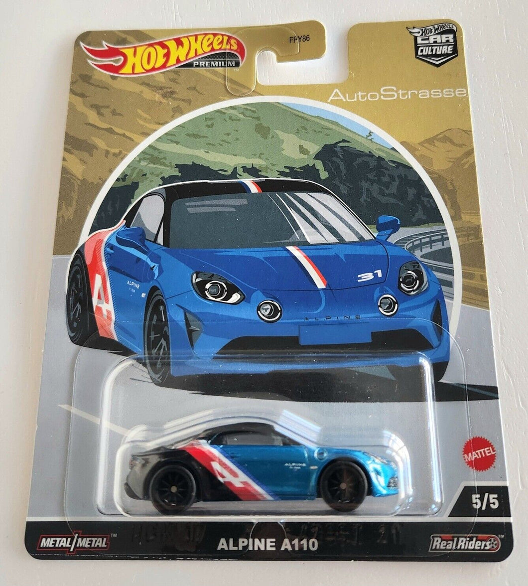 Hot Wheels Alpine A110 Blue #5 - 2022 Car Culture: Auto Strasse