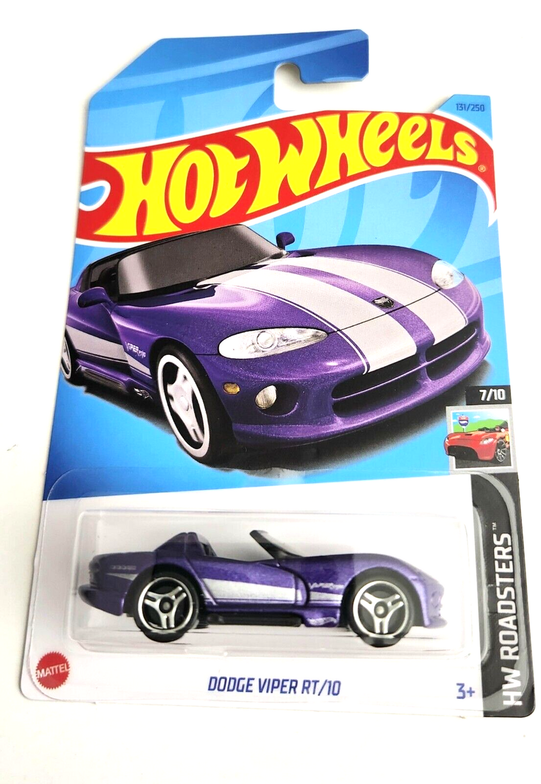 Hot Wheels Dodge Viper RT/10 Purple #131 - 2023 HW Roadsters