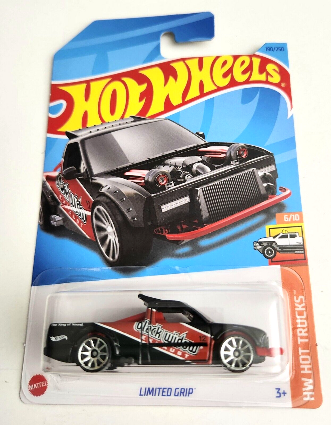 Hot Wheels Lmited Grip Black #190 - 2023 HW Hot Trucks