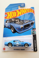 Load image into Gallery viewer, Hot Wheels 1970 Pontiac Firebird Blue #18 - 2023 HW Modified
