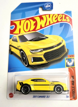 Load image into Gallery viewer, Hot Wheels 2017 Camaro ZL1 Yellow #135 - 2023 Muscle Mania
