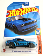 Load image into Gallery viewer, Hot Wheels &#39;18 Dodge Challenger SRT Demon Metallic Blue #151 - 2023 Muscle Mania
