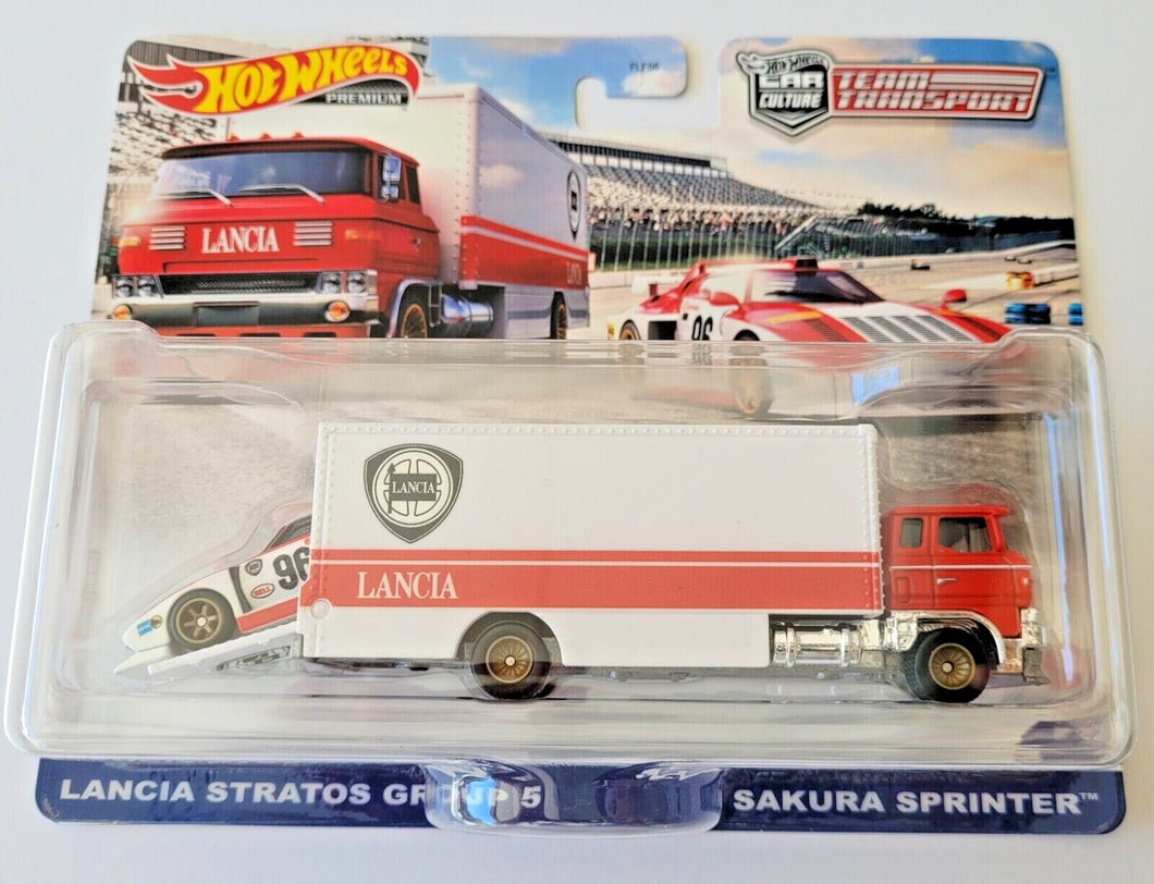 Hot Wheels Lancia Stratos Group 5 Sakura Sprinter White #42 2022 Team Transport