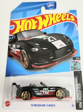 Load image into Gallery viewer, Hot Wheels &#39;15 Mazda MX-5 Miata Black #114 - 2023 HW Modified
