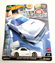 Load image into Gallery viewer, Hot Wheels Mazda RX7 FC Pandem White #5 - 2022 Car Culture: Ronin Run
