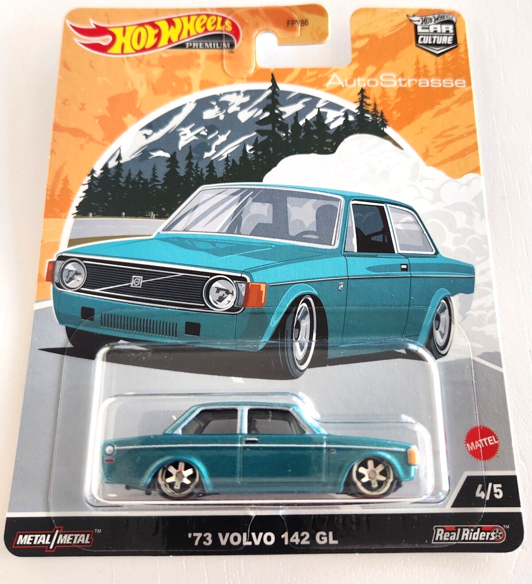 Hot Wheels '73 Volvo 142 GL Metallic teal #4 - 2022 Car Culture: Auto Strasse