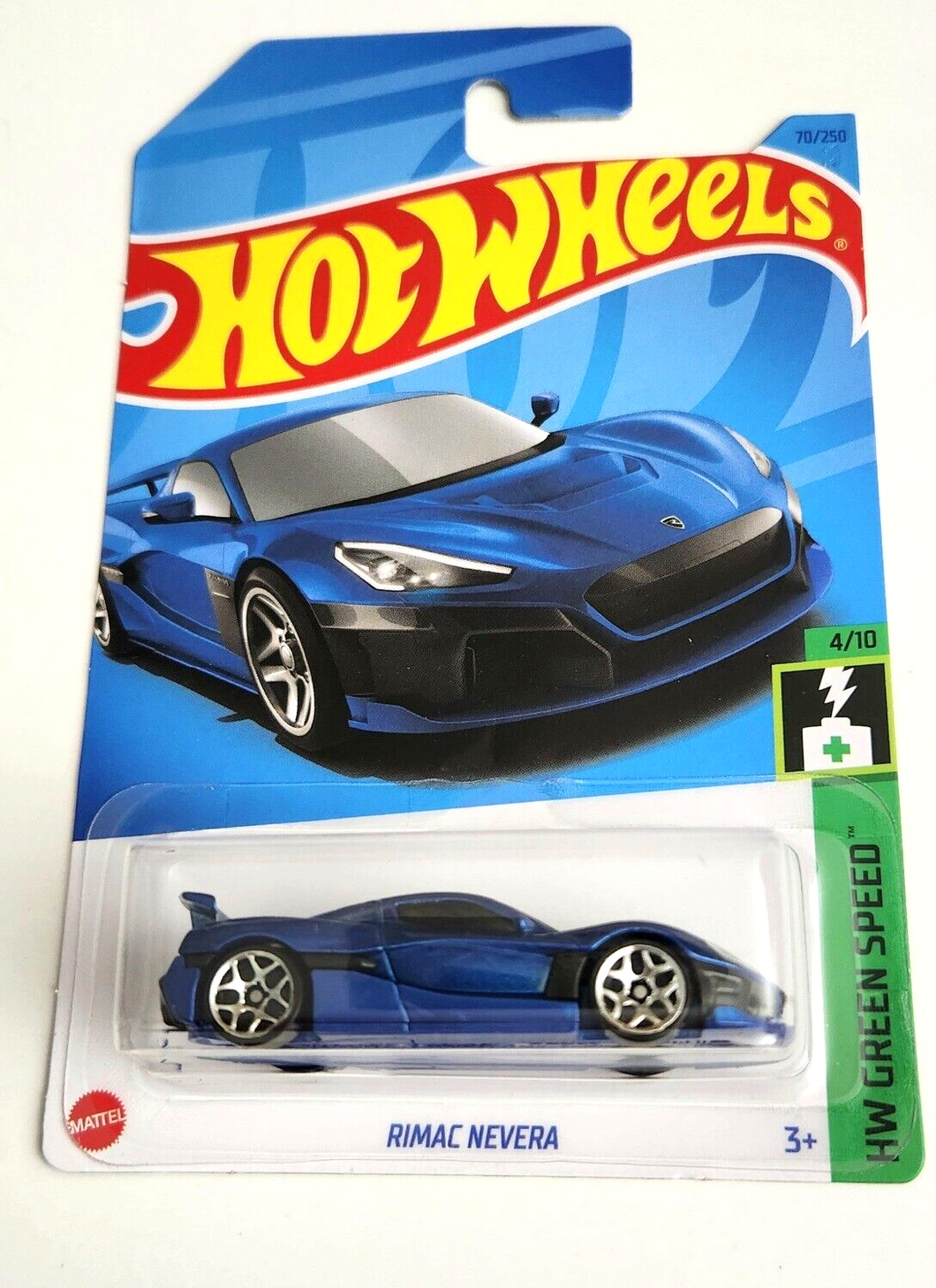 Hot Wheels Rimac Nevera Blue #70 - 2023 HW Green Speed