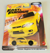 Load image into Gallery viewer, Hot Wheels Nissan Skyline GT-R BCNR33 #3 - Replica Entertainment:Fast &amp; Furious
